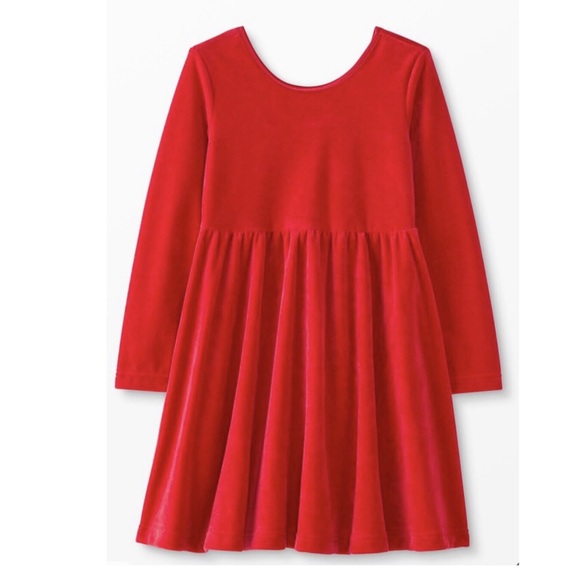 🆕 Hanna Andersson • Velour • Skater Dress - Picture 1 of 11
